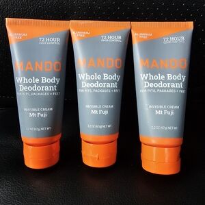 Mando Whole Body Deodorant, 3 Pack 2.20Z Mt Fugi